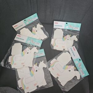 NIP Lot 30 Unicorn Treat Boxes For Party Favors Place To Write Names